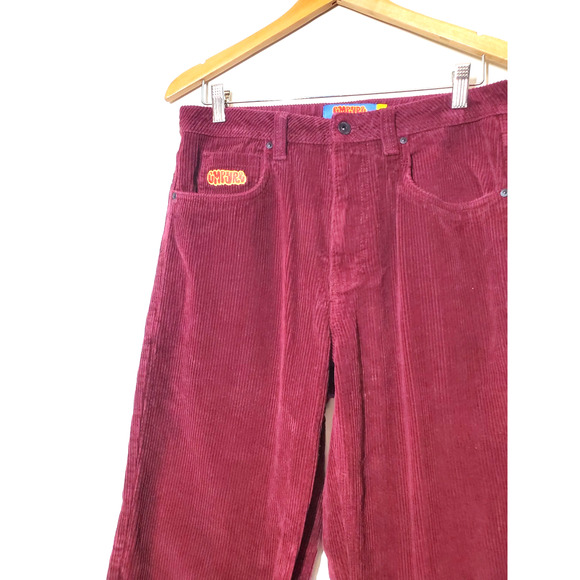 Empyre Mens 30 Corduroy Pants Skater Baggy Casual Relaxed Streetwear VTG - Picture 2 of 9